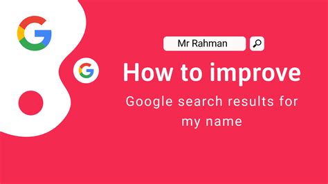 how to change google search results for my name|How to Improve Google Search Results for Your Name.